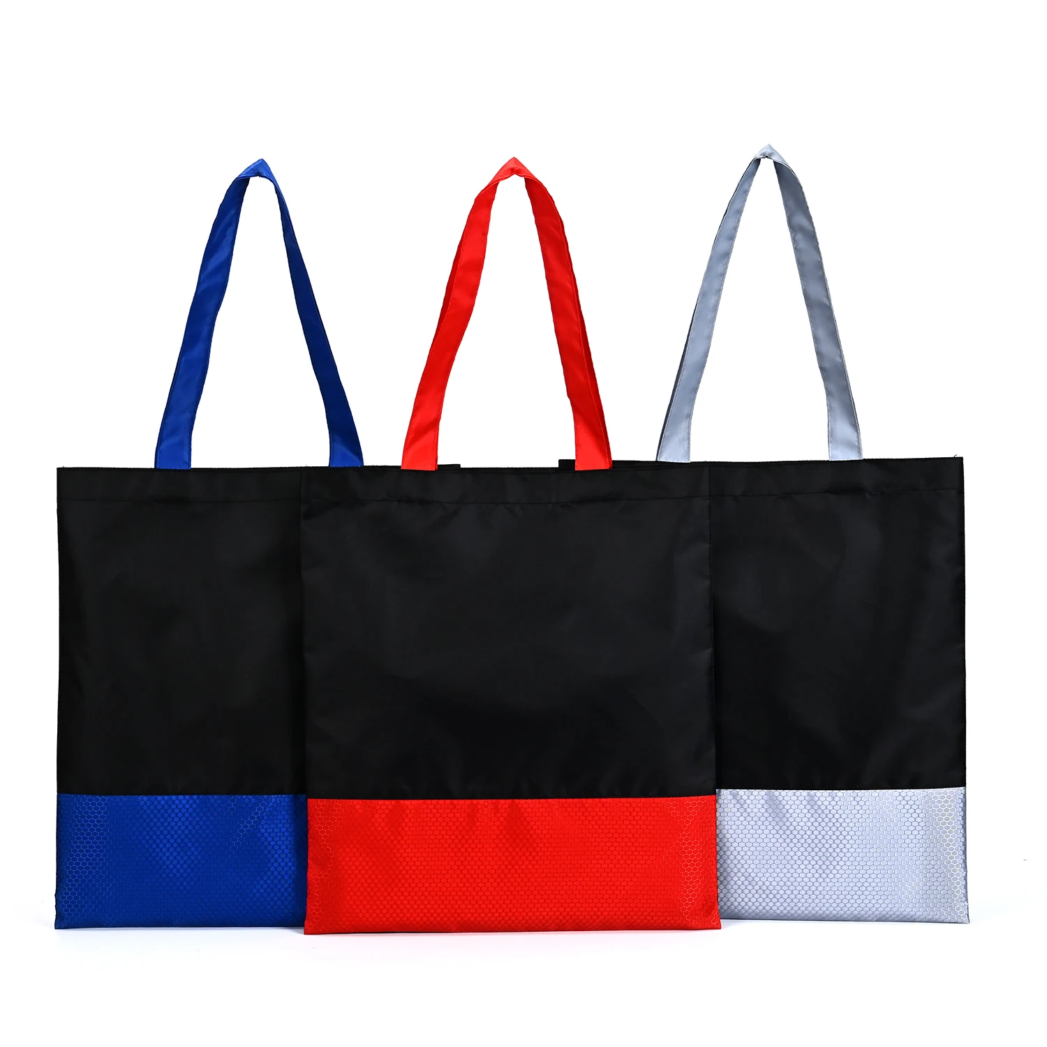 Custom Print Eco Reusable Carry Bag Printing PolyesterBags Promotion Shopping Fabric Tote Cloth Bags details
