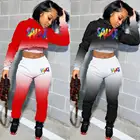 Sweater Sweater 2020 Women's Clothing Fashion Sexy Digital Printing Sweater Two-piece Suit