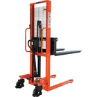 Manual Height Range 85Mm~1600Mm Top Quality C-Shaped Steel Hand Lifter Manual Stacker