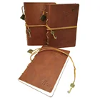 Notebook Metal Notebook With Metal A5 Debossed Vintage Leather Softcover Traveler Notebook With Metal Accessories