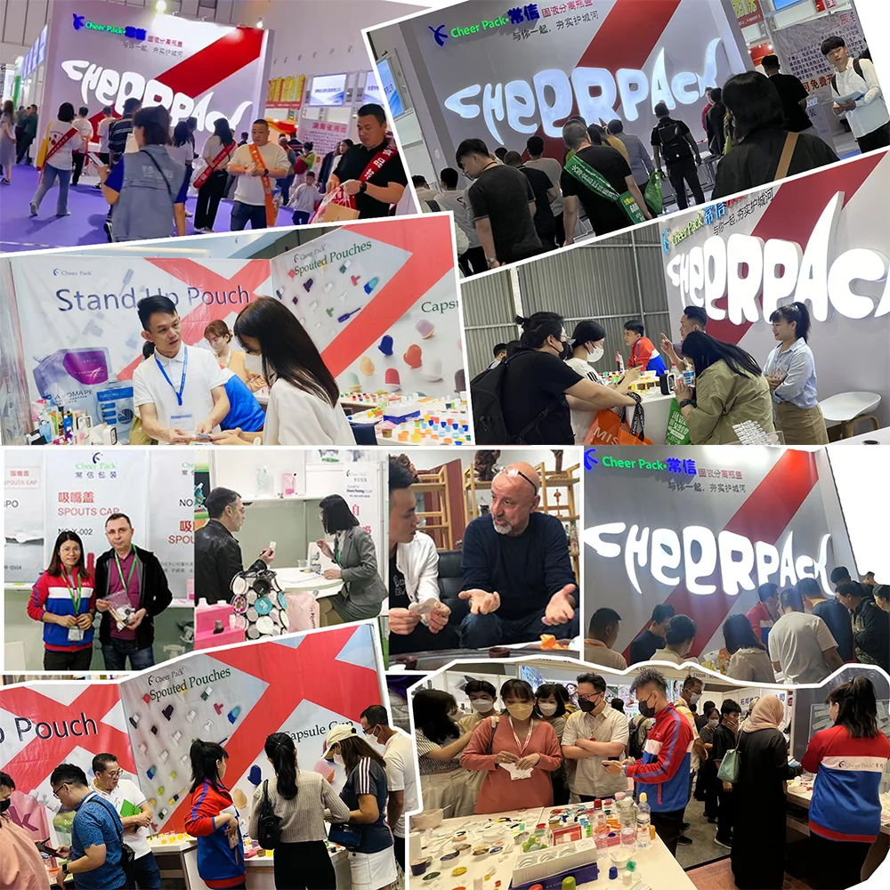 PET Plastic Cosmetic Bottle 300-500ml with Pump Sealing and Shoulder Cover for Hand Wash and Beauty Packaging