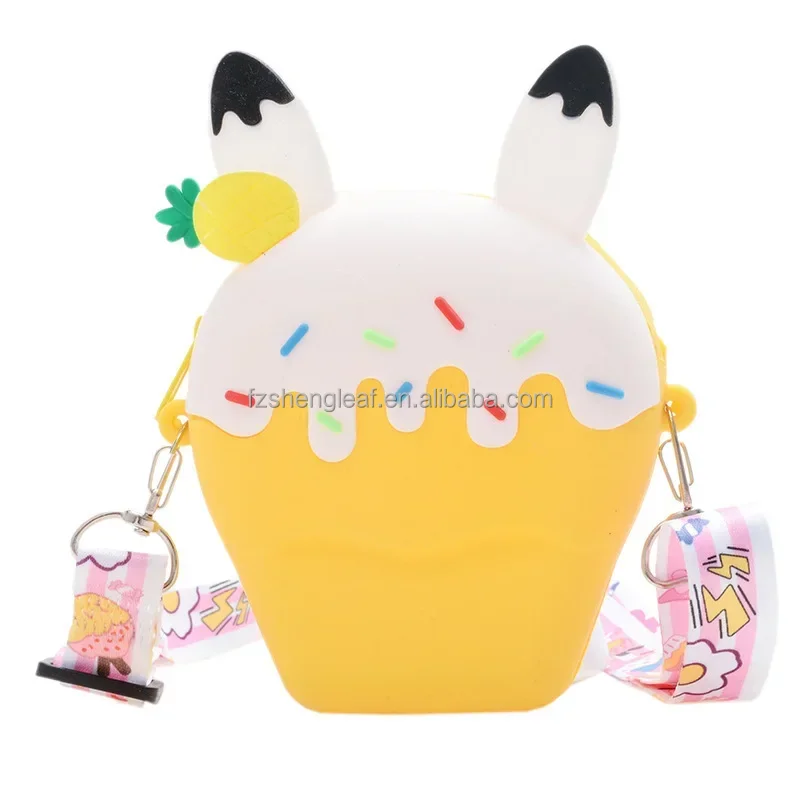 product 3d cartoon japan style cute kids coin pouch purse crossbody shoulder handbags girls mini custom children shoulder bags for kids-2
