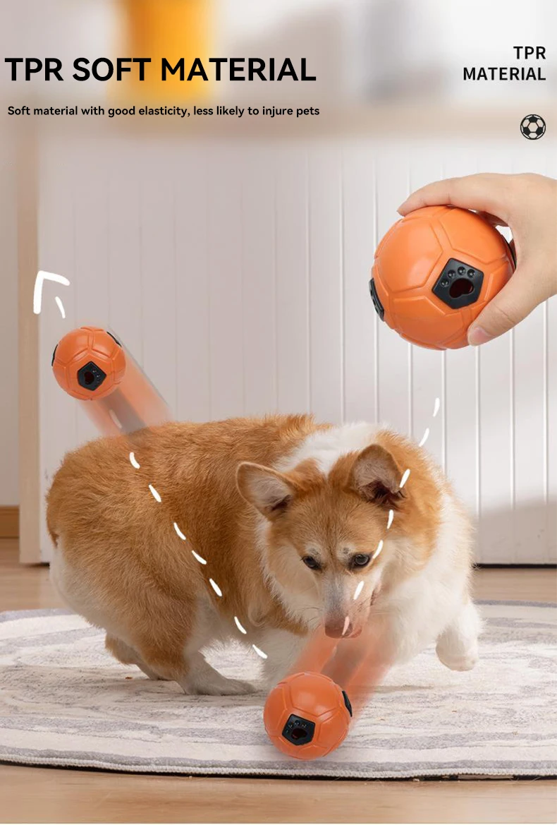 New Leaky Food PET Toys Dog Soft Snack Toy Rubber Bite-resistant Football Dog Chew Toys Pet Products manufacture