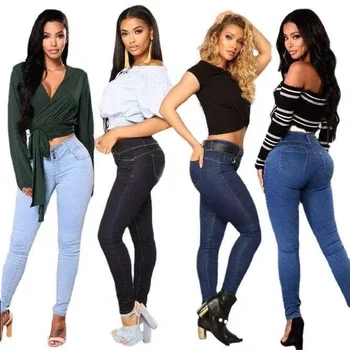 Wholesale women's jeans Custom logo High quality 100% cotton wash straight tube loose leg high waist plus size women's jeans