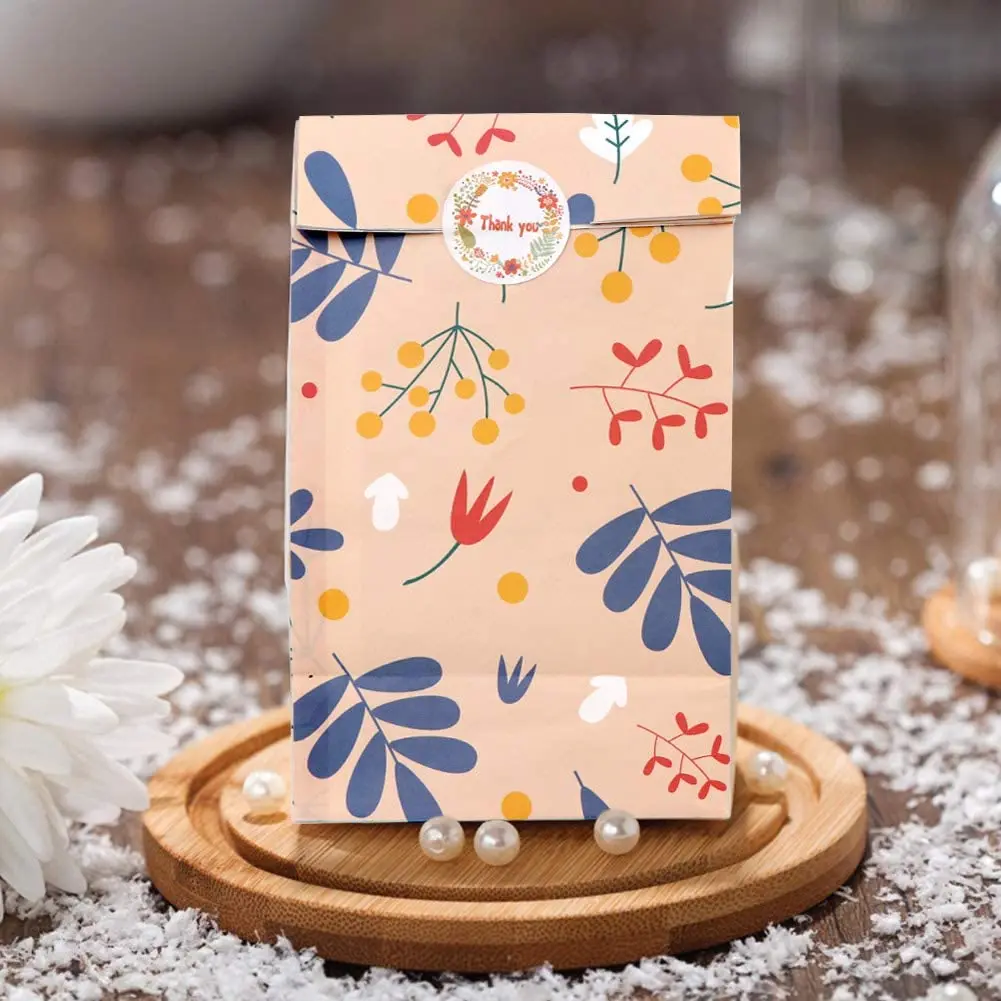 flower favor bags