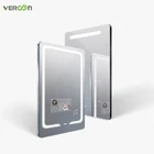 High End Bathroom Smart Wall Mirrors With Light Black Led Magic Mirror Lcd Tv Show Mirror