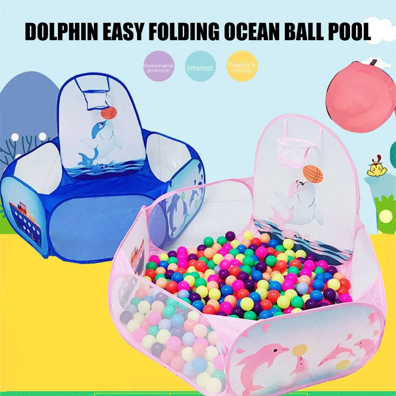 product wholesale foldable tent kid castle blue play tent toys ball pool for children-11