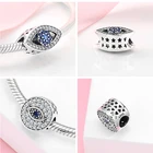 Pendant Qings Evil Eye 925 Silver Charm Bead Pendant Charm With Zircon