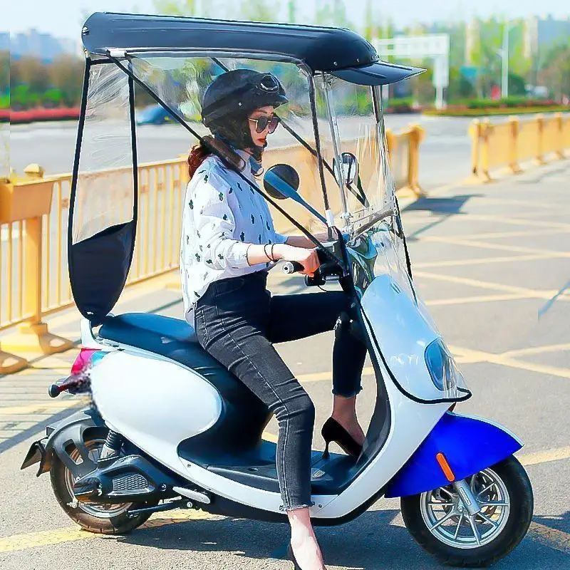 High Quality Quick Installation No Tools Required Motorcycle Umbrella