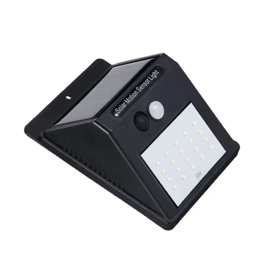 COYOLED Black Outdoor Wireless Solar Garden Lights IP65 luminaria Motion Sensor Light Led Wall Lamp Solar Wall Mounted Light