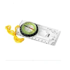 Camping Hiking Survival Lightweight Sturdy Acrylic Transparent Race Baseplate Measure Scale Ruler Plastic Compass