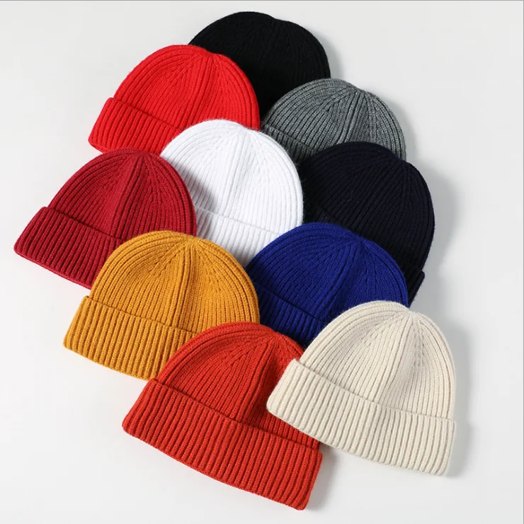 plain color beanies