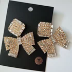 Latest Diamond Earrings Latest Fashion Variety Precious Diamond Stud Butterfly Hoop Earrings Sets For Women