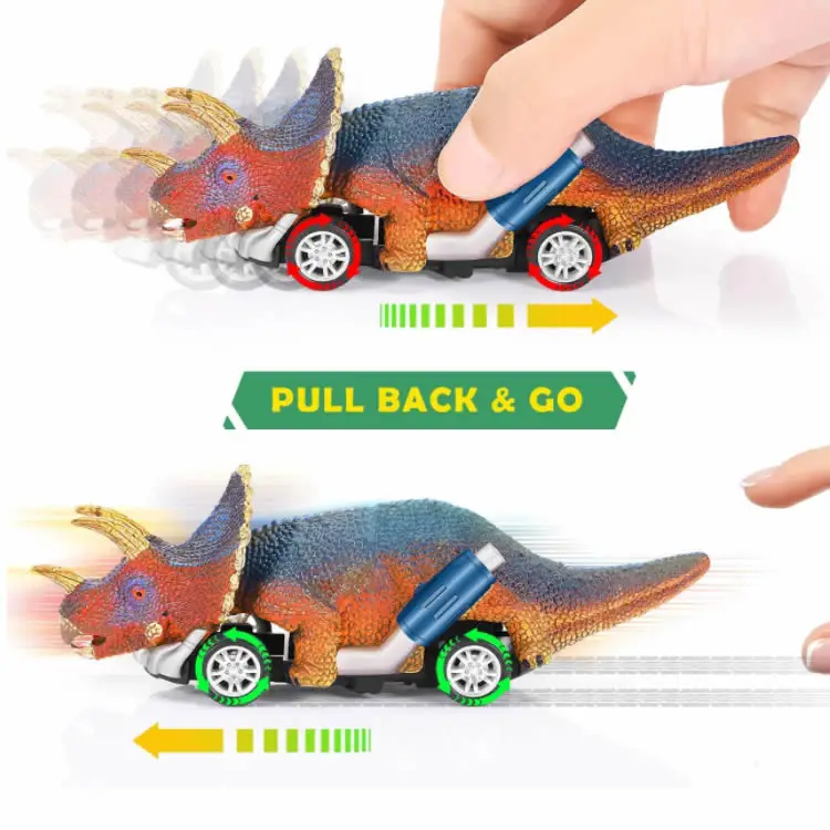 dinobros dinosaur toy pull back cars