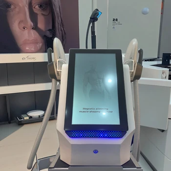 2025Newest EMS Magnetic Slimming Beauty Instrument with LED Indicator US Plug Desktop Home Use Body Shaping for Slimming