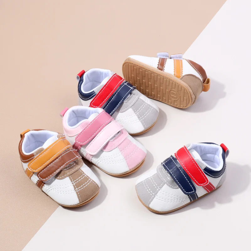 Wholesale Hook&loop Unisex Toddler Baby Sneakers Casual Boys Girls Baby Shoes Spring Autumn BXC4156 supplier