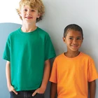 Boys Custom 20 Color Soft Plain Polyester Unisex Clothing Children Boys Girls Tshirts For Kids