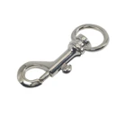 Handbag Hook High Quality Nickel Free Zinc Alloy 18 Mm Light Gold Metal Swivel Handbag Purse Hook
