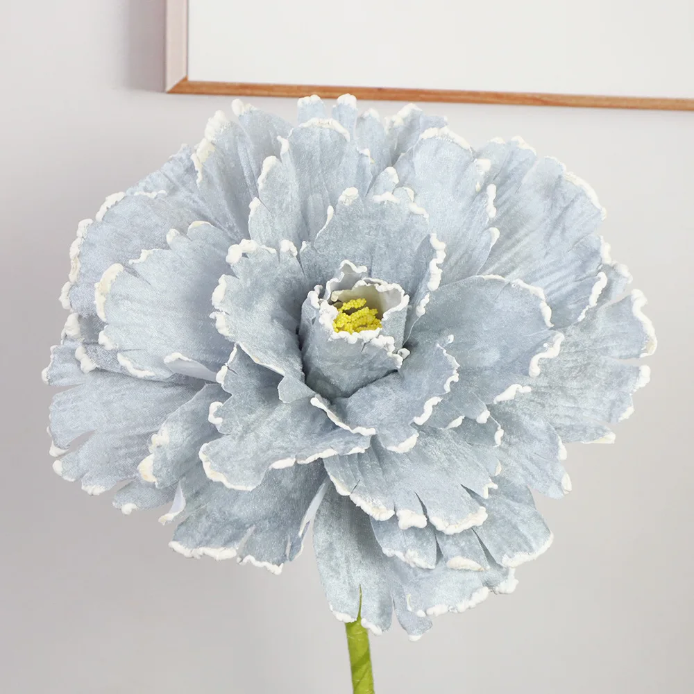 Giant Velvet Peony Artificial Flower Wedding Stage Setting Children's