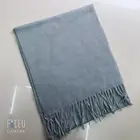 Scarf Shawls High Quality Pure Color Plaid Wool Scarves Winter Warm Luxury Wool Scarf Shawls Women