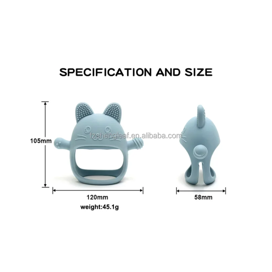 product bpa free custom anti eating unisex newborn teether gloves soft food grade silicone pacifier kids teething care coods toy-4
