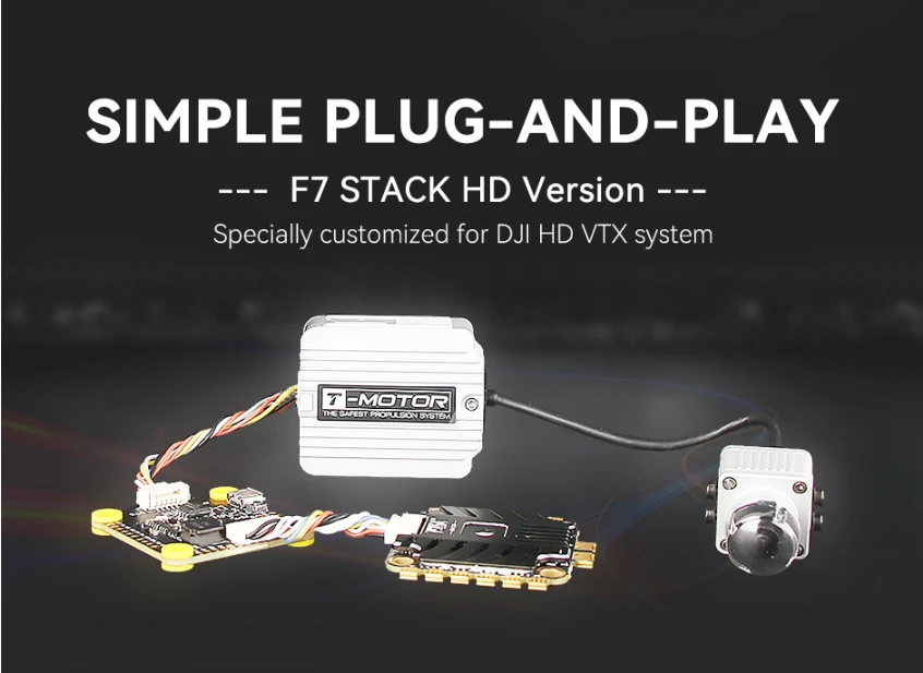 F7 HD FPV DJI Flight Controller Stack 30x30 Carbon Fiber FC with 4in1 55A ESC | WiFi Config | 3-6S Freestyle Racing Drone Parts H87a5e95ebd5245afa0e4496f3438a00bh
