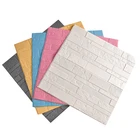 Wall 3d Wall 3D Brick Wallboard Self Adhesive Wallpaper Living Room Bedroom Wall Brick