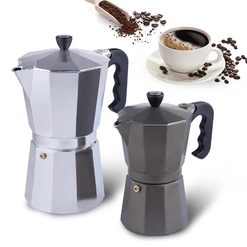 6 Cup Aluminum Turkish Moka Coffee 