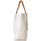 Tote Bag With Pocket Bridal Gift Wedding Bride Jute Tote Gold Sequin White Jumbo Shoulder Bag With Interior Pocket