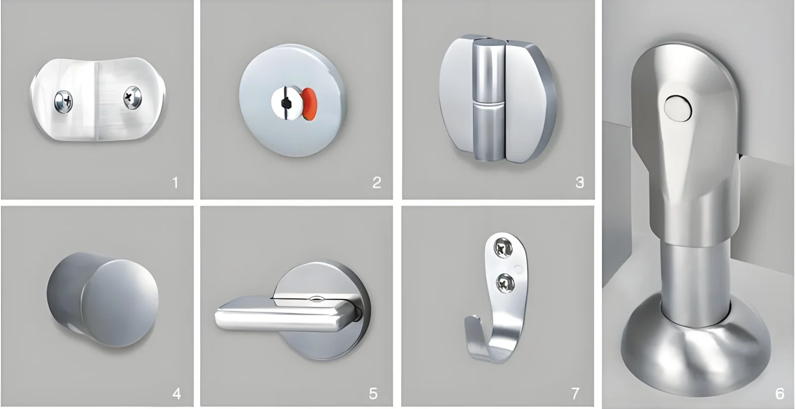 Modern Commercial Waterproof HPL Board Bathroom Toilet Partition details