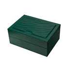 Watch Leather Luxury Watch Case Wholesale High Quality Leather Green Watch Box Display