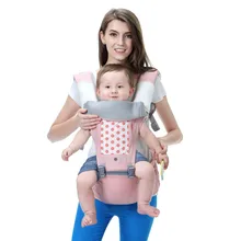 2022 New Arrivals Adjustable Safely Carry Baby In Front Or Back Newborn Sling Wrap Hoodie baby carrier with hipseat