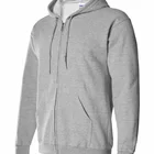 Hoodie Adult Unisex Plain Fleece Hoodie Hooded Jacket