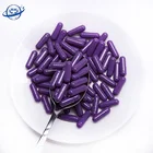 ready to ship purple color size 2 empty gelatin capsule