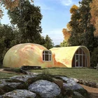 House Outdoor Luxury Fiberglass Graphene Dome House Modular Structure Speeding House For Sale