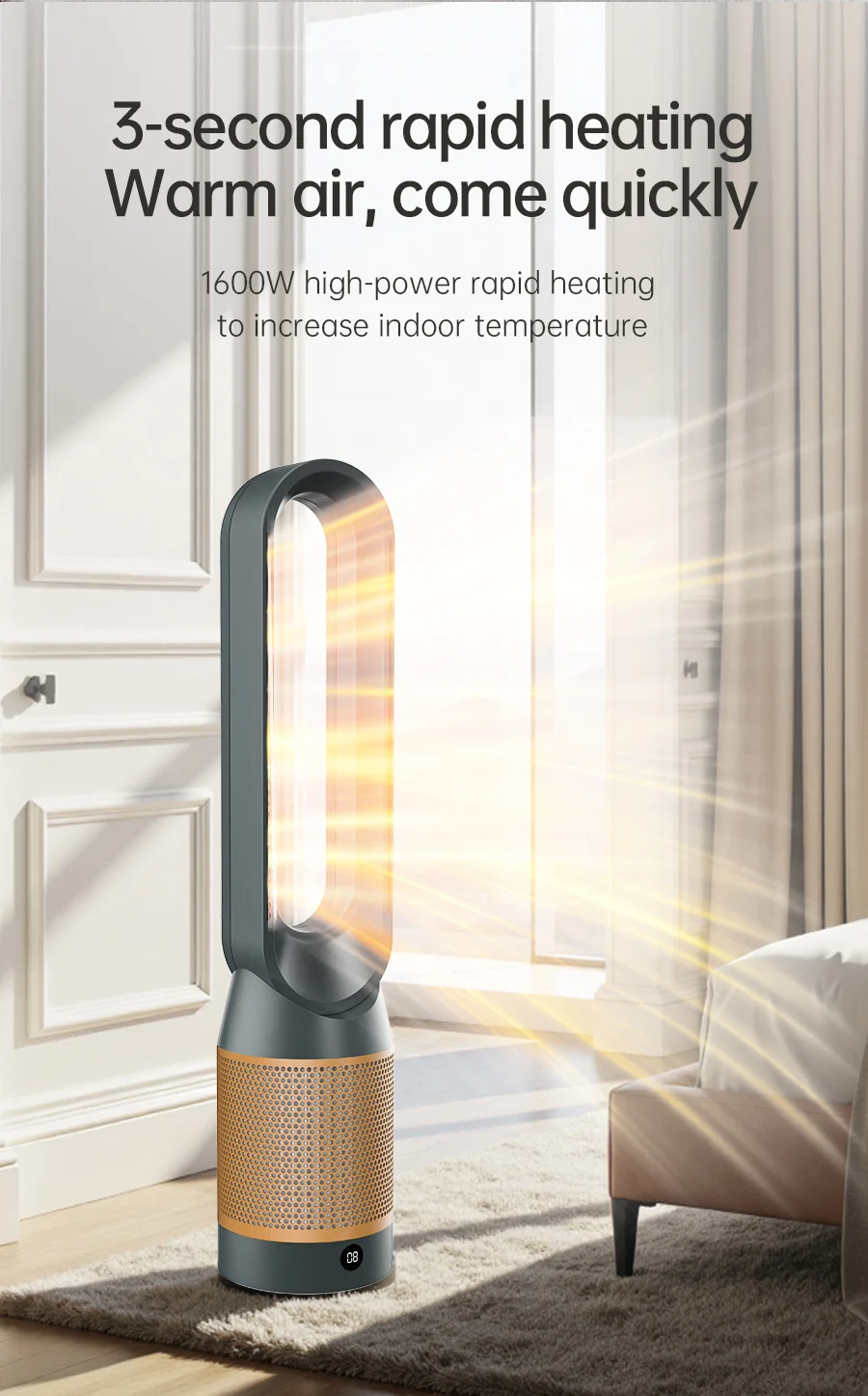 Bladeless Tower, 9-Speed, 120°, 9-Hour - detail 12