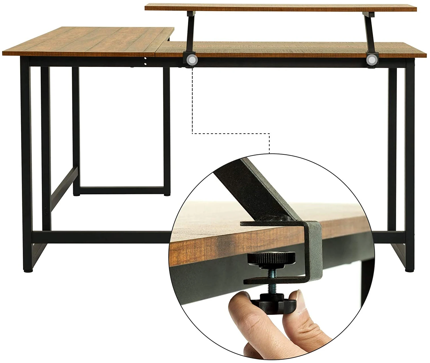 Nordic Pc Table Corner Study Table Gaming Large Cheap Wall Mounted L Shaped Computer Desk For Home L Shape Commercial Chairs