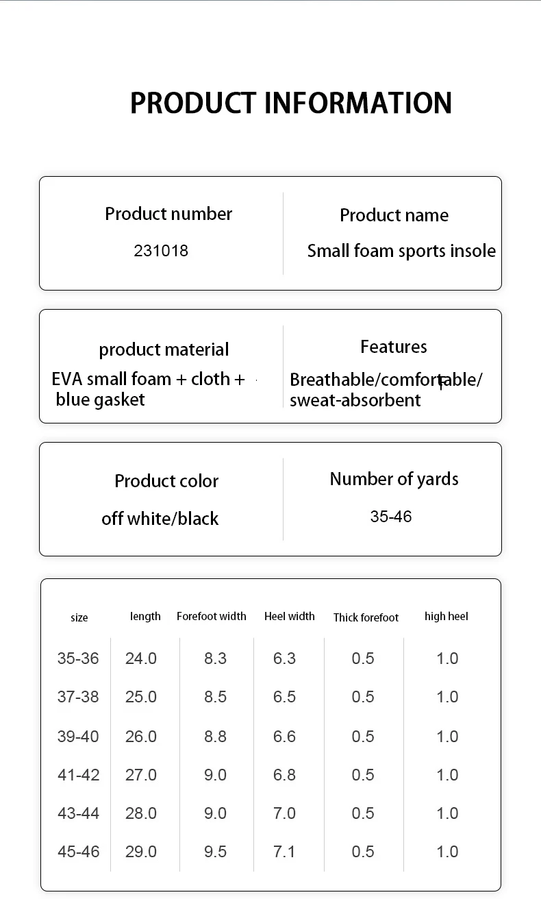 Popcorn Comfort Insoles EVA Foam Cushion Shoe Pads Popcorn Comfort Insoles EVA Foam Cushion Shoe Pads