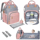 Baby Bag Fashionable Foldable Baby Bag Diaper Backpack Diaper Changing Bed Multifunctional Diaper Bag