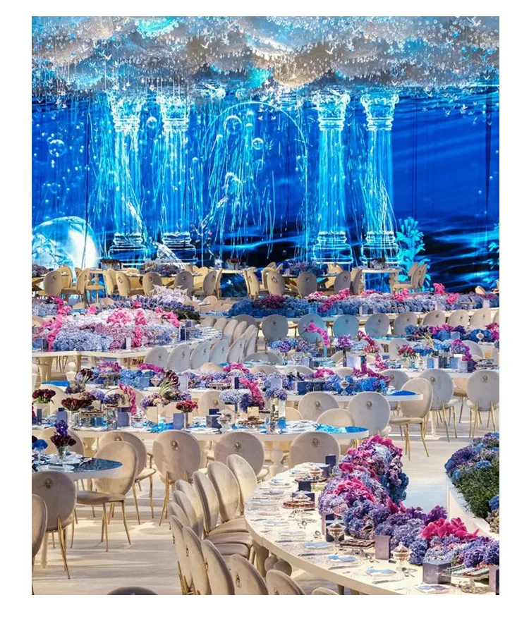 Modern Design Hotel Banquet Hall Custom Luxury Large Decorative Crystal