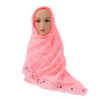 Scarf Factory Outlet Super Quality TR Cotton Field Embroidered Dandelion Hot Rhinestone Lace Woman Scarf