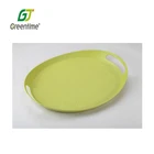 Oval Tray Bamboo Tray Serving Tray Modern Food Grade Oval Bamboo Serving Lunch Tray