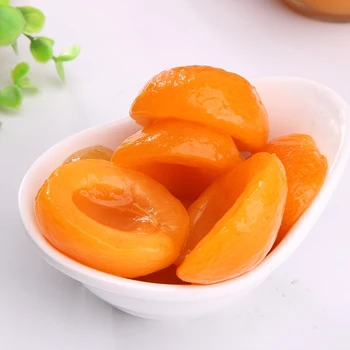 Canned Apricots in Sugar Water in Glass JarsSugar Water Leasunfood Linjiapuzi in light syrup canned fruits  snacks sweet other