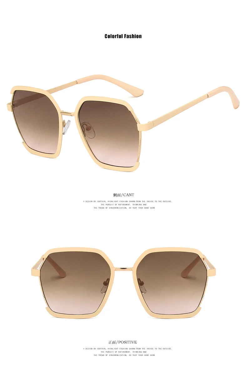 2024 New Design Luxury Sunglasses For Women Half Frame Trendy Shades