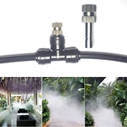 Mist Kits Garden Misting System Fogging Sprayer Mist Cooling Set Kits