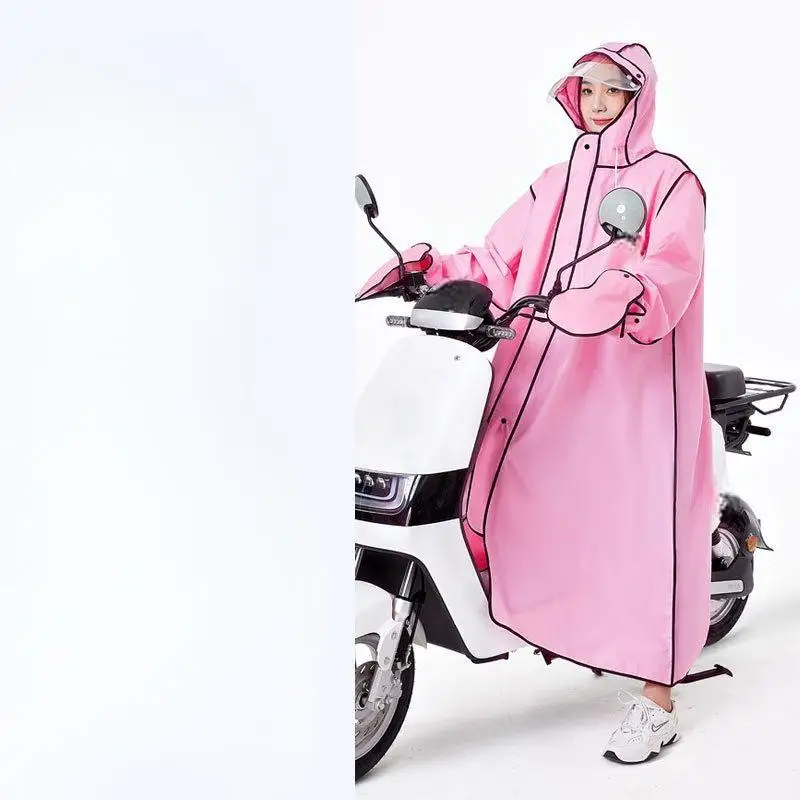 Wholesale Factory Direct Supply Electric Thickened ABS Plastic Motorcycle Raincoat-Business/Luxury Design Adjustable Waterproof
