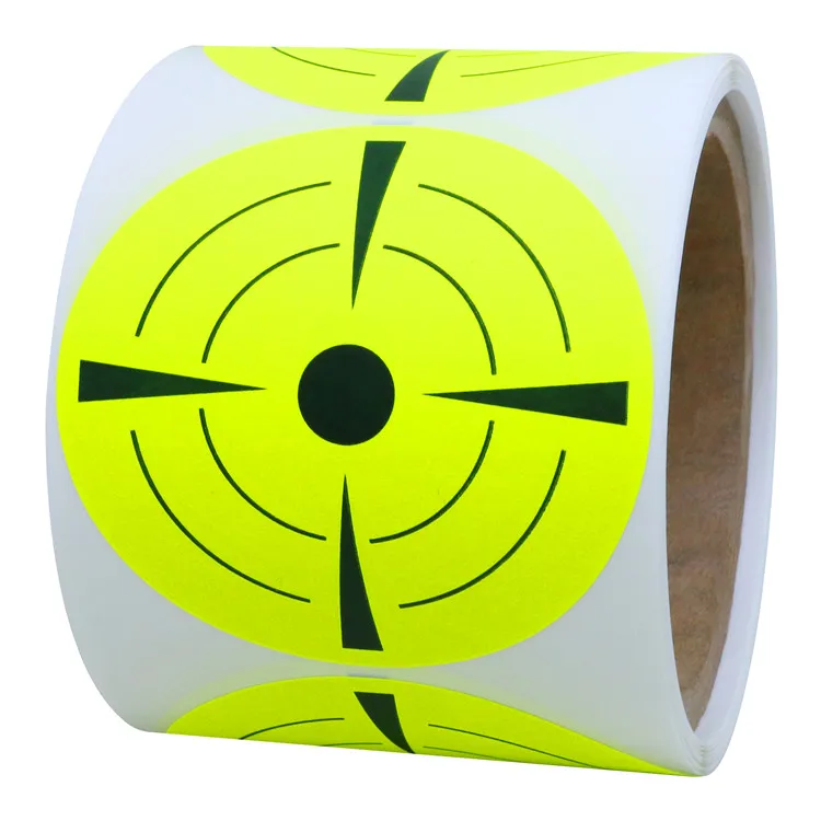 TARGET PASTERS YELLOW 1" CIRCLE STICKERS 