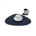Table PU Leather Elegant Placemat Pad Dining Table Mat Decor Mat Placemats Table Mat Leather Placemats