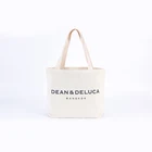Customized Logo Printed Recycle Plain Organic Cotton Canvas Tote Shopping Bags