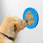 Pet Round Licking Mat Pet Supplies Round Silicone Food Licking Pad Slow Feeder Dog Cat Food Mat With Suction Cup